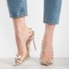 BEBO Mayra Perspex Court Shoe In Silver -Chic Shoes Shop mayra silver 7