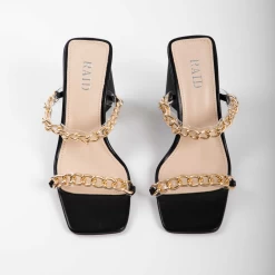 RAID Idella Heeled Mule In Black -Chic Shoes Shop microsoftteams image 14
