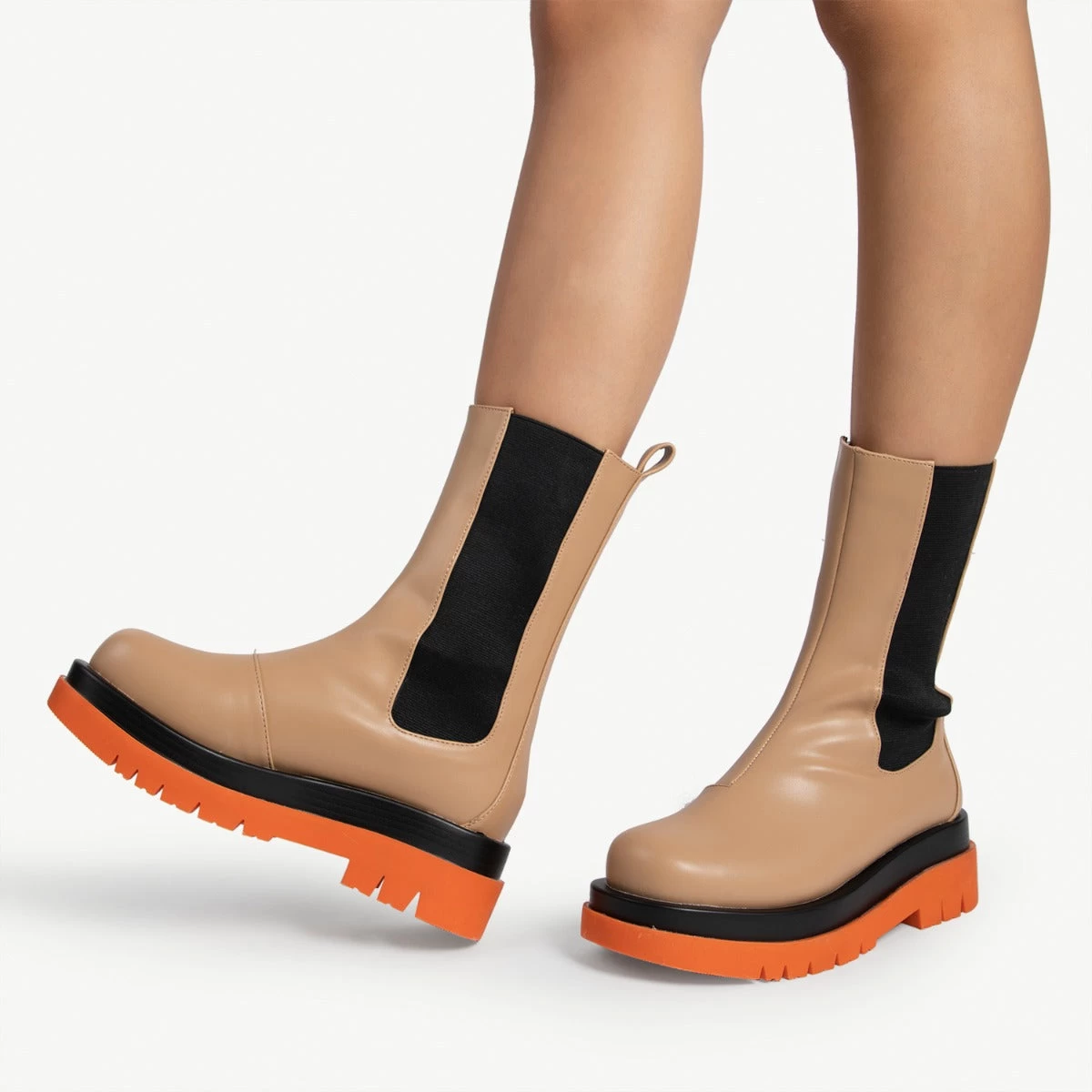 RAID Neville Chunky Boot In Camel 6 RAID Neville Chunky Boot In Camel - Image 4