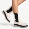 RAID Neville Chunky Boot In Off White -Chic Shoes Shop neville off white 5