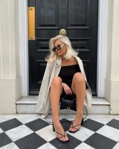 RAID Freddy Heeled Mule In Black -Chic Shoes Shop rebecca jackson2