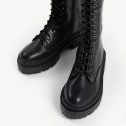RAID Reginal Lace Up Long Boot In Black 15 RAID Reginal Lace Up Long Boot In Black -Chic Shoes Shop reginal black 6