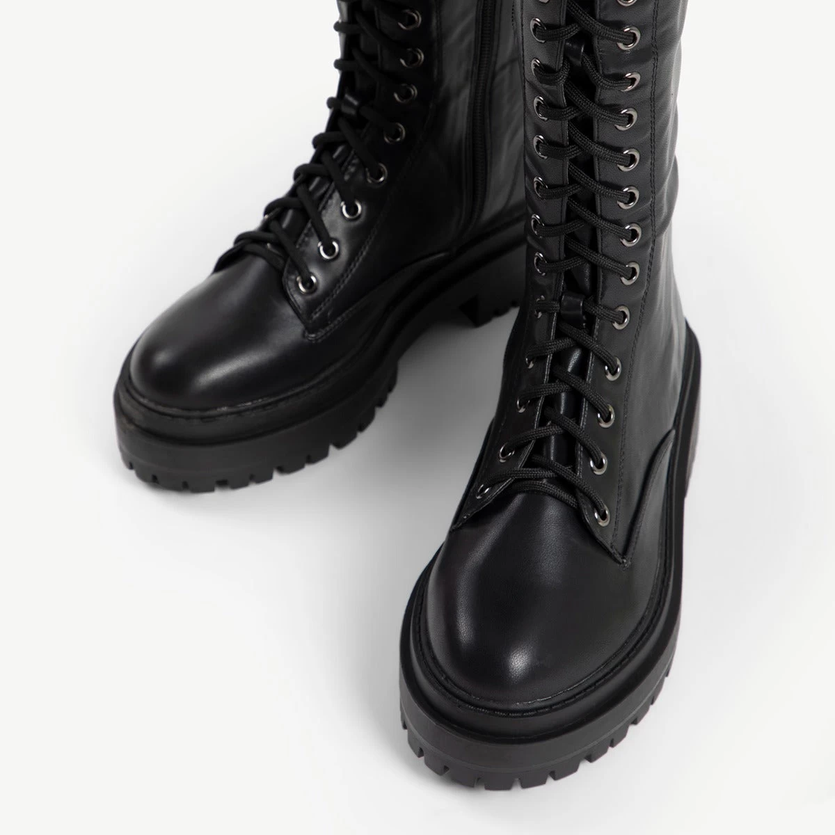 RAID Reginal Lace Up Long Boot In Black 9 RAID Reginal Lace Up Long Boot In Black - Image 7