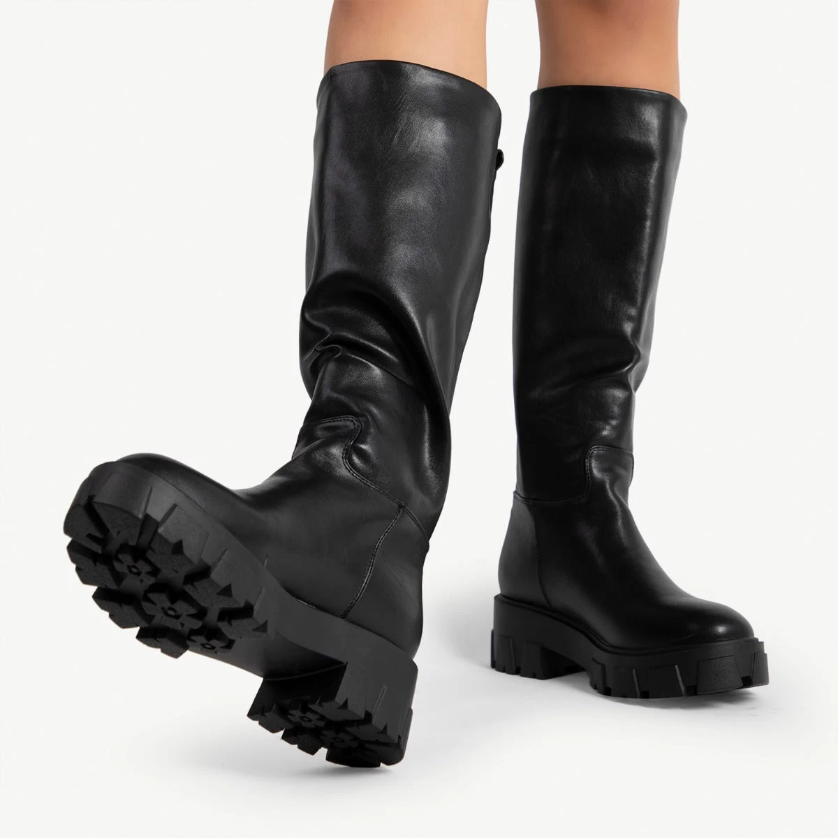 RAID Ryder Chunky Long Boot In Black 4 RAID Ryder Chunky Long Boot In Black - Image 2