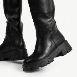 RAID Ryder Chunky Long Boot In Black 14 RAID Ryder Chunky Long Boot In Black -Chic Shoes Shop ryder black 6