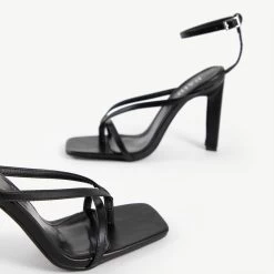 RAID Sabelle Strappy Heel In Black -Chic Shoes Shop sabelle black 6