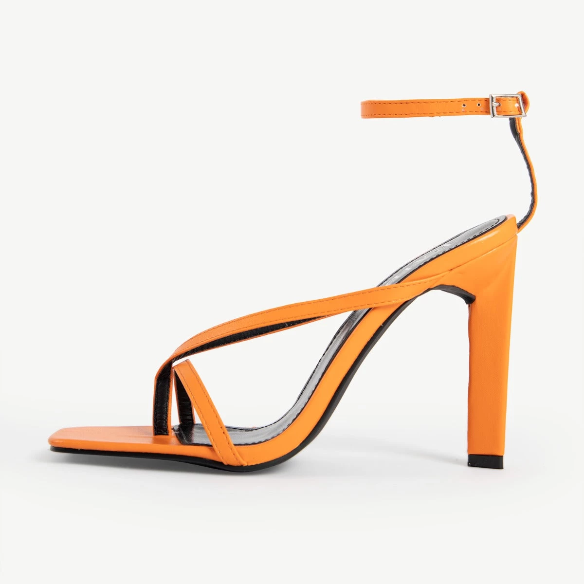 RAID Sabelle Strappy Heel In Orange 3 RAID Sabelle Strappy Heel In Orange