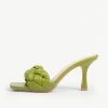 RAID Sandra Padded Mule In Apple Green 2 RAID Sandra Padded Mule In Apple Green -Chic Shoes Shop sandra apple green 1