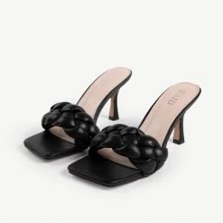 RAID Sandra Padded Mule In Black -Chic Shoes Shop sandra black 2
