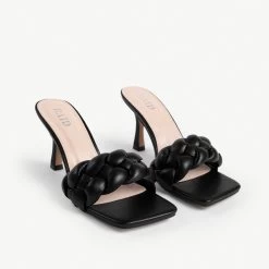 RAID Sandra Padded Mule In Black -Chic Shoes Shop sandra black 3