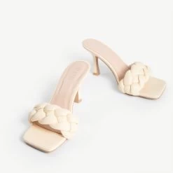 RAID Sandra Padded Mule In Butter Yellow -Chic Shoes Shop sandra butter yellow 5