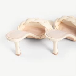 RAID Sandra Padded Mule In Butter Yellow -Chic Shoes Shop sandra butter yellow 6