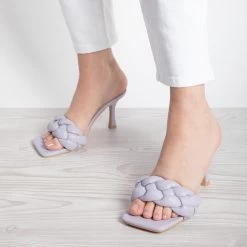 RAID Sandra Padded Mule In Lilac 17 RAID Sandra Padded Mule In Lilac -Chic Shoes Shop sandra lilac 4