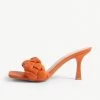 RAID Sandra Padded Mule In Orange -Chic Shoes Shop sandra orange 1