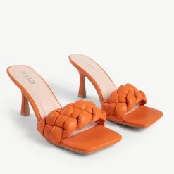 RAID Sandra Padded Mule In Orange -Chic Shoes Shop sandra orange 3