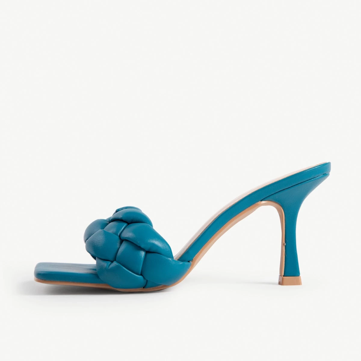 RAID Sandra Padded Mule In Teal 3 RAID Sandra Padded Mule In Teal