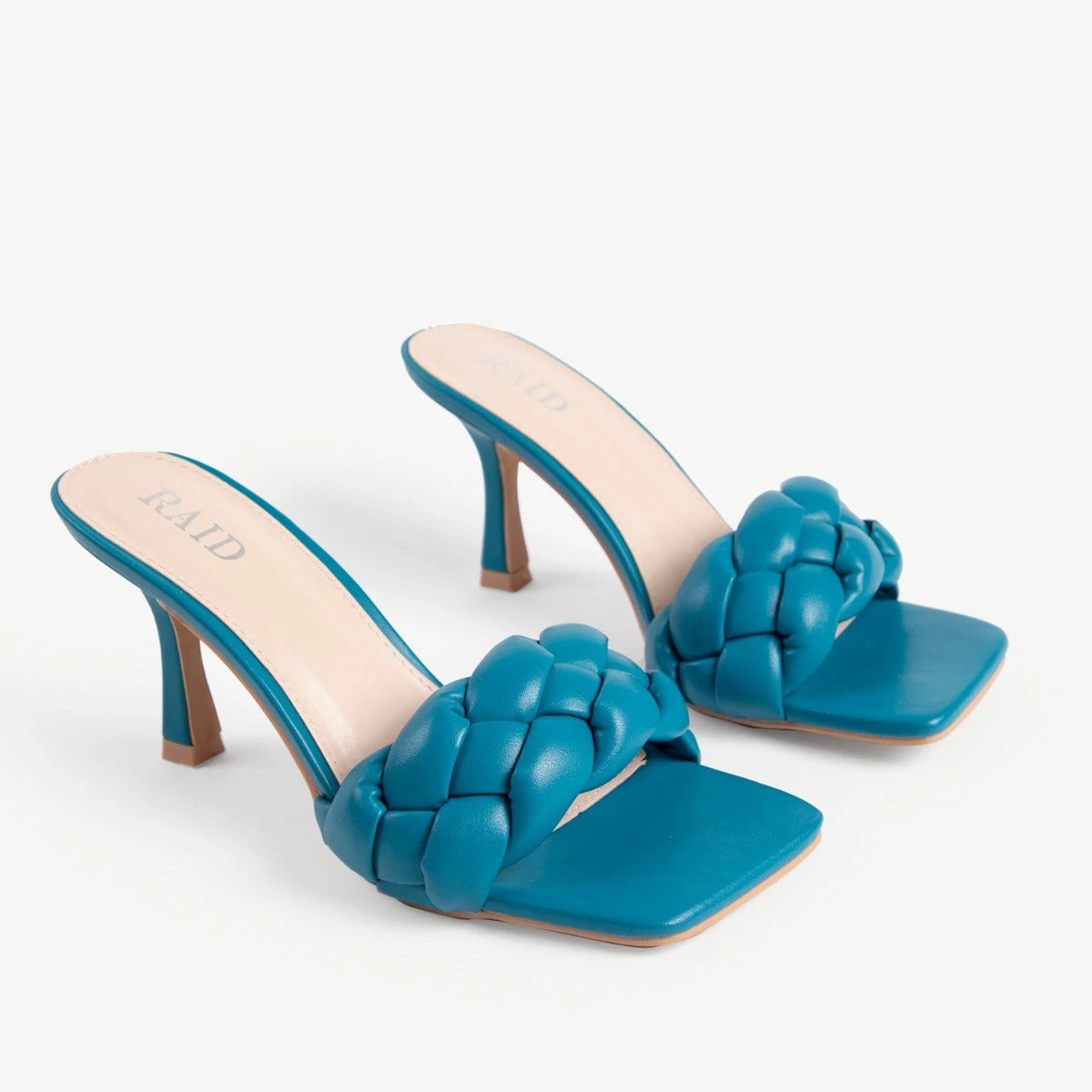 RAID Sandra Padded Mule In Teal 8 RAID Sandra Padded Mule In Teal - Image 6
