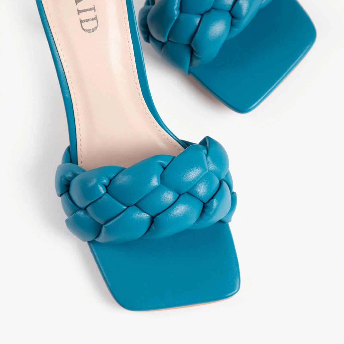 RAID Sandra Padded Mule In Teal 7 RAID Sandra Padded Mule In Teal - Image 5