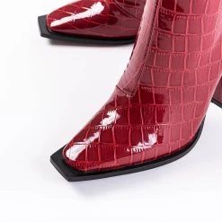 RAID Sphere Long Boot In Burgundy Croc 8 RAID Sphere Long Boot In Burgundy Croc -Chic Shoes Shop sphere red 3