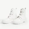 RAID Stanley Ankle Boot In White -Chic Shoes Shop stanley white 2