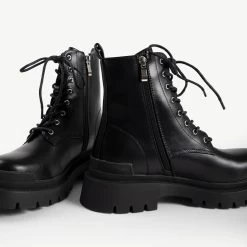 RAID Stifle Chunky Ankle Boot In Black -Chic Shoes Shop stifle black 6 1