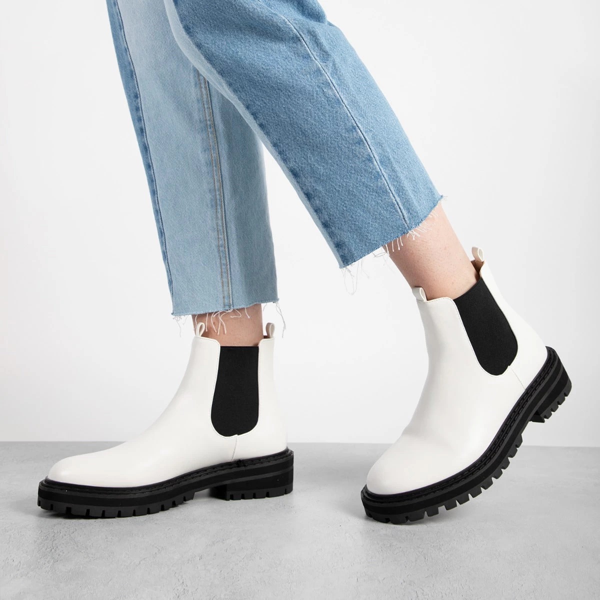 RAID Strategy Ankle Boot In White 3 RAID Strategy Ankle Boot In White