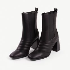 RAID Tabbie Block Heeled Boot In Black 10 RAID Tabbie Block Heeled Boot In Black -Chic Shoes Shop tabbie black 2
