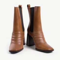 RAID Tabbie Block Heeled Boot In Taupe 15 RAID Tabbie Block Heeled Boot In Taupe -Chic Shoes Shop tabbie taupe 4