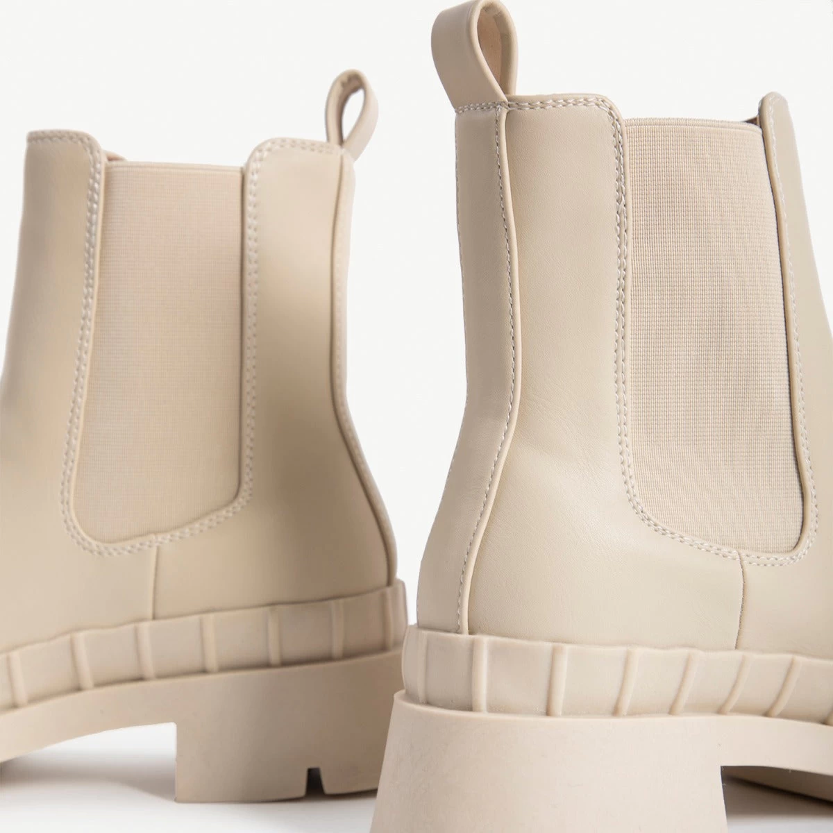 RAID Turner Chunky Ankle Boot In Ecru 10 RAID Turner Chunky Ankle Boot In Ecru - Image 8