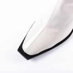 RAID Valencia Block Heeled Boot In White 14 RAID Valencia Block Heeled Boot In White -Chic Shoes Shop valencia white 2